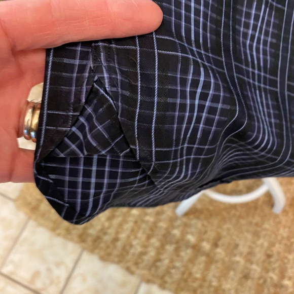 Mens Michael Kors Plaid Button Down Shirt LS L - Picture 7 of 7